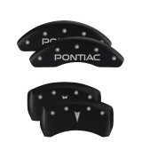 MGP Front set 2 Caliper Covers Engraved Front MGP Black finish silver ch thumbnail 6