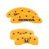 MGP 4 Caliper Covers Engraved Front Honda Engraved Rear H Logo Yellow finish black ch thumbnail 8