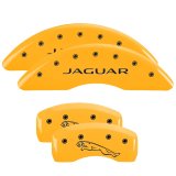 MGP 4 Caliper Covers Engraved Front & Rear MGP Yellow finish black ch thumbnail 2