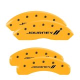 MGP 4 Caliper Covers Engraved Front & Rear With stripes/Journey Yellow finish black ch thumbnail 5