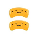 MGP 4 Caliper Covers Engraved Front & Rear MGP Yellow finish black ch thumbnail 8