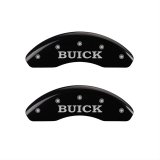 MGP 4 Caliper Covers Engraved Front Buick Engraved Rear Buick Shield Black finish silver ch thumbnail 2