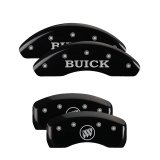 MGP 4 Caliper Covers Engraved Front Buick Engraved Rear Buick Shield Black finish silver ch thumbnail 5