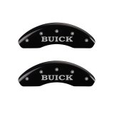 MGP 4 Caliper Covers Engraved Front Buick Engraved Rear Buick Shield Black finish silver ch thumbnail 7