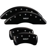 MGP 4 Caliper Covers Engraved Front & Rear MGP Black finish silver ch thumbnail 7