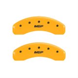 MGP 4 Caliper Covers Engraved Front & Rear MGP Yellow finish black ch thumbnail 2