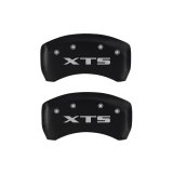 MGP 4 Caliper Covers Engraved Front Cadillac Engraved Rear XTS Red finish silver ch thumbnail 7
