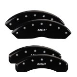 MGP 4 Caliper Covers Engraved Front & Rear MGP Black finish silver ch thumbnail 6