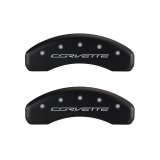 MGP 4 Caliper Covers Engraved Front & Rear C7/Corvette Red finish silver ch thumbnail 7