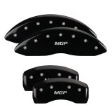 MGP 4 Caliper Covers Engraved Front & Rear MGP Black finish silver ch thumbnail 7