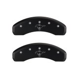 MGP 4 Caliper Covers Engraved Front 2015/Mustang Engraved Rear 2015/Bar & Pony Red finish silver ch thumbnail 7