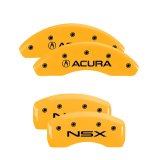MGP 4 Caliper Covers Engraved Front & Rear MGP Yellow finish black ch thumbnail 5