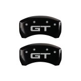 MGP 4 Caliper Covers Engraved Front 2015/Mustang Engraved Rear 2015/GT Black finish silver ch thumbnail 9