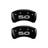 MGP Rear set 2 Caliper Covers Engraved Rear 2015/50 Black finish silver ch thumbnail 7