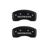MGP 4 Caliper Covers Engraved Front & Rear Honda Red finish silver ch thumbnail 7