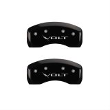 MGP 4 Caliper Covers Engraved Front & Rear Volt Black finish silver ch thumbnail 2