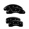 MGP 4 Caliper Covers Engraved Front & Rear Volt Black finish silver ch thumbnail 8