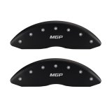 MGP 4 Caliper Covers Engraved Front & Rear Volt Red finish silver ch thumbnail 5