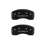MGP 4 Caliper Covers Engraved Front & Rear Volt Red finish silver ch thumbnail 9