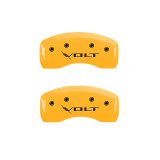 MGP 4 Caliper Covers Engraved Front & Rear Volt Yellow finish black ch thumbnail 9