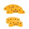 MGP 4 Caliper Covers Engraved Front & Rear Bowtie Yellow finish black ch thumbnail 8