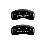 MGP 4 Caliper Covers Engraved Front Honda Engraved Rear Pilot/2016 Black finish silver ch thumbnail 2