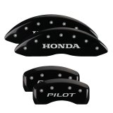 MGP 4 Caliper Covers Engraved Front Honda Engraved Rear Pilot/2016 Black finish silver ch thumbnail 7