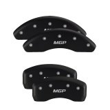 MGP 4 Caliper Covers Engraved Front & Rear Gen 5/Camaro Red finish silver ch thumbnail 4
