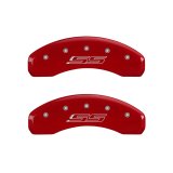 MGP 4 Caliper Covers Engraved Front & Rear Gen 5/SS Red finish silver ch thumbnail 6