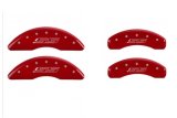 MGP 4 Caliper Covers Engraved Front & Rear Gen 5/SS Red finish silver ch thumbnail 8