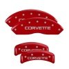 MGP 4 Caliper Covers Gloss Red Engraved with Corvette C4 (Full Kit 4 Pieces) thumbnail 6