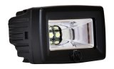 KC HiLiTES C-Series 2in. C2 LED Light 20w Area Flood Beam (Pair Pack System) - Black thumbnail 9