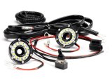 KC HiLiTES Cyclone 2in. LED Universal Under Hood Lighting Kit (Incl. 2 Cyclone Lights/Switch/Wiring) thumbnail 4