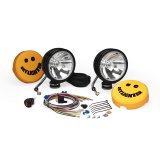 KC HiLiTES Daylighter 6in. Halogen Light 100w Spot Beam (Pair Pack System) - Black SS thumbnail 4