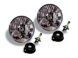 KC HiLiTES Universal/97-06 Jeep TJ 7in. Halogen H4 DOT Headlight 55/60w Lexan (Pair Pack System) thumbnail 5