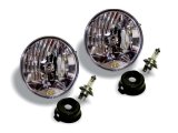 KC HiLiTES Universal/97-06 Jeep TJ 7in. Halogen H4 DOT Headlight 55/60w Lexan (Pair Pack System) thumbnail 6