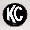 KC HiLiTES 6in. Round Hard Cover for Daylighter/SlimLite/Pro-Sport (Single) - Black w/White KC Logo thumbnail 4