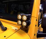 KC HiLiTES 07-18 Jeep JK A-Pillar Windshield Light Mount Bracket Set (Pair) - Black thumbnail 7