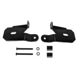 KC HiLiTES 18-19 Jeep Wrangler JL A-Pillar Light Mount Bracket Set (Pair) - Black thumbnail 1