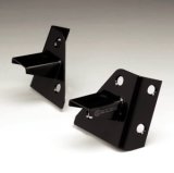 KC HiLiTES 86-95 Jeep YJ Windshield Hinge Light Mount Bracket Set (Pair) - Black thumbnail 3