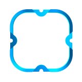KC HiLiTES FLEX ERA 4 Color Bezel Ring Blue (ea) thumbnail 1
