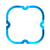 KC HiLiTES FLEX ERA 4 Color Bezel Ring Blue (ea) thumbnail 2