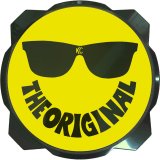 KC HiLiTES 6in. Hard Cover for Gravity Pro6 LED Lights (Single) - Smiley Face- Yellow/Black KC Logo thumbnail 1