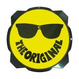 KC HiLiTES 6in. Hard Cover for Gravity Pro6 LED Lights (Single) - Smiley Face- Yellow/Black KC Logo thumbnail 3