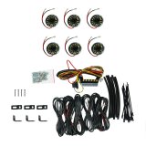 KC HiLiTES Cyclone V2 LED - Rock Light - 6-Light System - Clear - 5W Flood Beam thumbnail 2