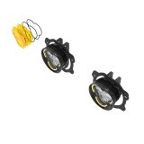 KC HiLiTES FLEX ERA 3 Dual Mode SAE Fog Lights - 2-Light Master Kit for Jeep JK/JL/JT Plastic Bumper thumbnail 8