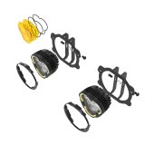 KC HiLiTES FLEX ERA 3 Dual Mode SAE Fog Lights - 2-Light Master Kit for Jeep JK/JL/JT Plastic Bumper thumbnail 9