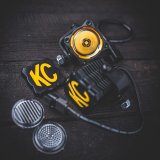 KC HiLiTES FLEX ERA 1 Single Light Cover ONLY (Black/Yellow KC Logo) thumbnail 4