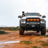 KC HiLiTES SlimLite 8in. LED Light Shield (Shield Only) - Amber thumbnail 2
