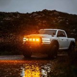KC HiLiTES SlimLite 8in. LED Light Shield (Shield Only) - Amber thumbnail 5